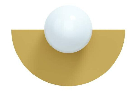 Swedish Ninja - Candy Big Circle 180 S Vegglampe Sandcastle Ochre Swedish Ninja