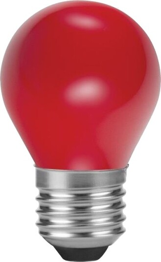 Spl E27 1W LED kronepære G45 rød Party Colour Premium Spl E27 1W LED kronepære G45 rød Party Colour Premium