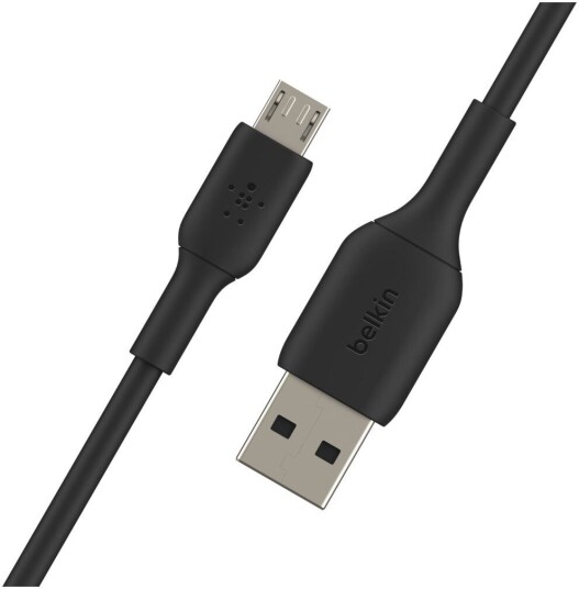 Belkin USB-A til MicroUSB-kabel - Svart Belkin USB-A til MicroUSB-kabel - Svart