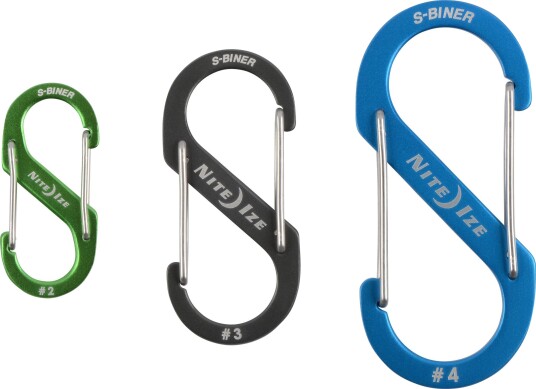 Nite Ize S-Biner Karabinkrok dobbelt, 3-pakning, Verksted & bil