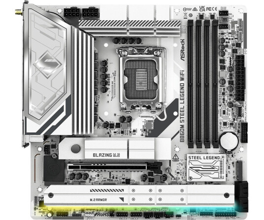 ASRock B860M Steel Legend WiFi Micro-ATX Hovedkort med DDR5 og PCIe 5.0 ASRock B860M Steel Legend WiFi Micro-ATX Hovedkort med DDR5 og PCIe 5.0
