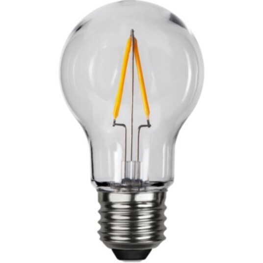 LED-pære E27 A60 1W 2200K 80lm PC Cover Filament
