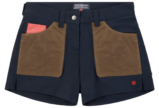 Amundsen Sports 5 Incher Field Shorts W Faded Navy/Tan XS 