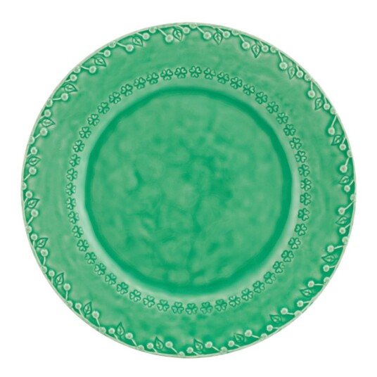 Bordallo Pinheiro  Flora tallerken 29 cm grønn