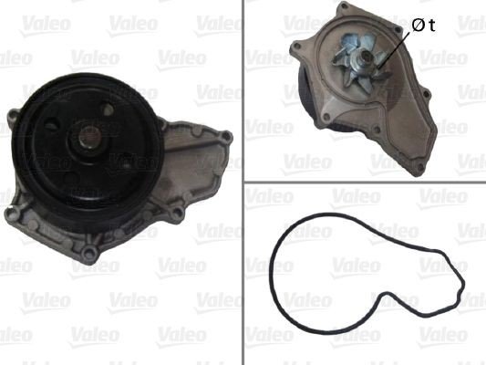 VALEO 506878 Vannpumpe VALEO 506878 Vannpumpe