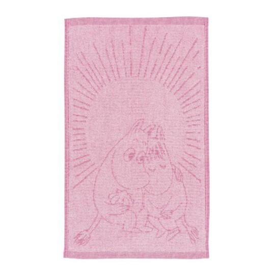 MoominArabia Mummi håndkle 30x50 cm Kjærester rosa