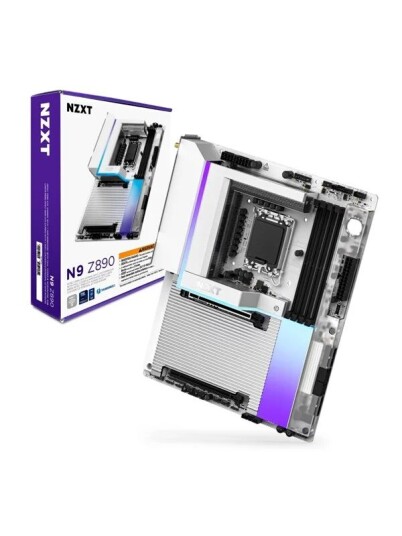NZXT N9 Z890 ATX Hovedkort med WiFi 7 og DDR5-støtte NZXT N9 Z890 ATX Hovedkort med WiFi 7 og DDR5-støtte