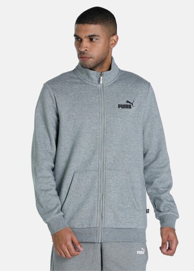 Puma Ess Track Jacket Fl Medium Gray Heather L Treningstrøyer