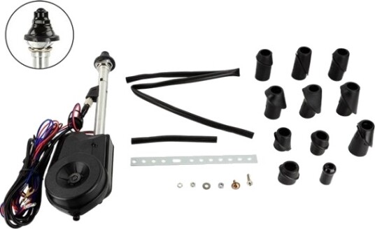Universal Teleskop Motorantenne Am/Fm Automatisk Sort