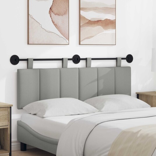 Hengende sengegavl Sky Grey Stoff