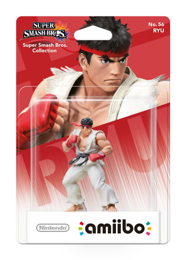 Nintendo Amiibo Ryu Figur for Super Smash Bros. Samling