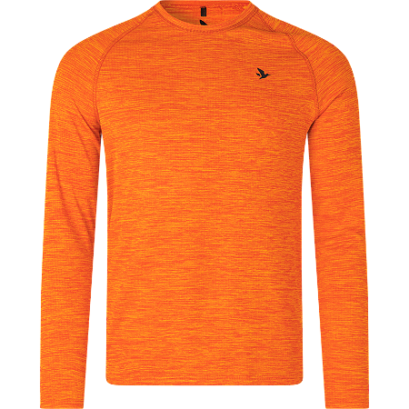 Seeland Active L/S t shirt Hi Vis Orange 3XL
