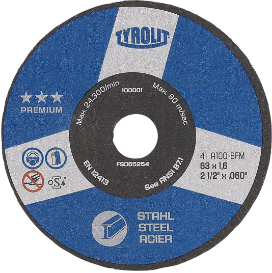 Kutteskive Premium 41F ø63Ã1Ã10 A100-BFM