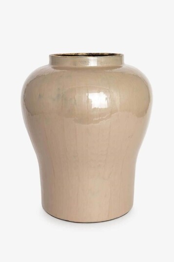 Lama Krukke Emalje Nougat H34cm