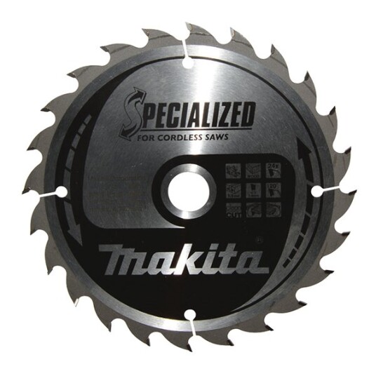 Makita Sirkelsagblad 165x20x24t b-32904 specialized tre