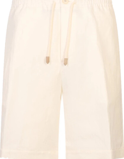 Canali Herre Shorts Hvit M,