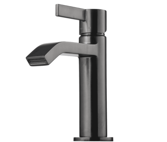 Tapwell ARM071 Servantbatteri Brushed Black Chrome