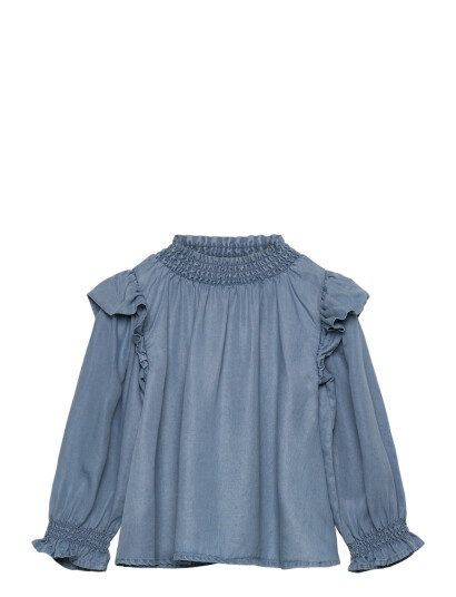 Fliink Hurlum Ls Blouse - Blue - 2 Y Fliink Hurlum Ls Blouse - Blue - 2 Y