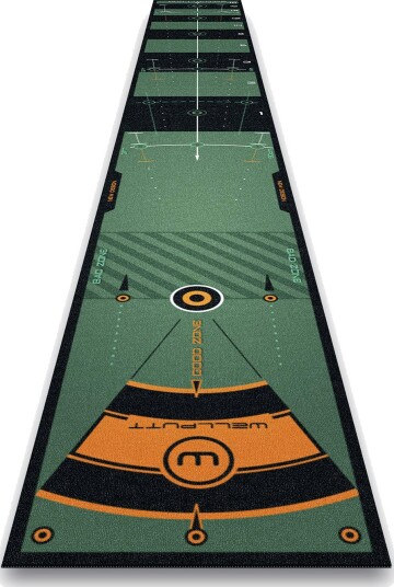 Wellputt 4M Putting mat GREEN ( 13ft) Golftrening