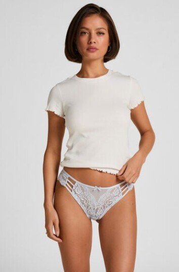 Hunkemöller Brasiliansk truse Belle Blå