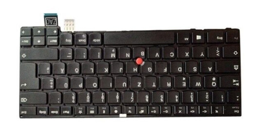 Lenovo Darfon - Brbart tastatur - til utskifting - Tysk - Svart