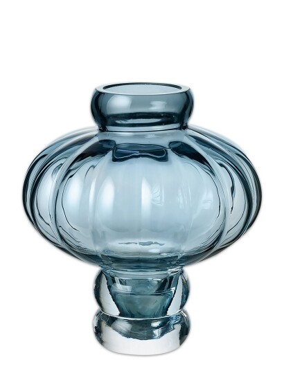 Louise Roe Balloon Vase #02 Blue H20CM