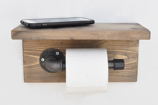 Papirholder Valid 30 cm Brun|Svart Papirholder Valid 30 cm Brun|Svart