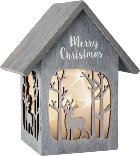 Small Foot Julehus med LED-lys - Shabby Chic