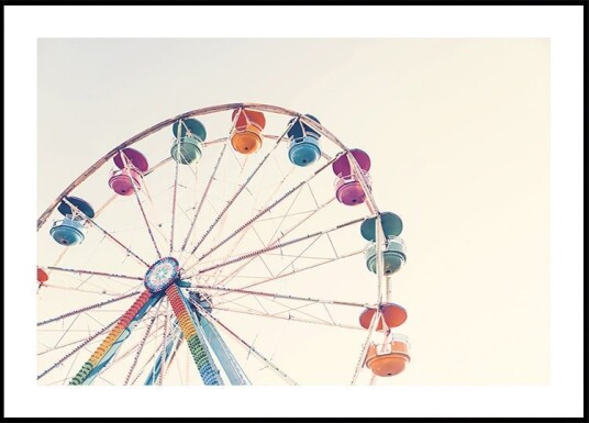 Ferris Wheel Plakat Plakat / 30x40cm