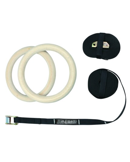 TITAN LIFE PRO Wooden Gymrings