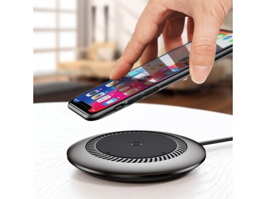 Baseus Whirlwind Wireless Quick Charger for Smartphones with QI - Black Baseus Whirlwind Wireless Quick Charger for Smartphones with QI - Black