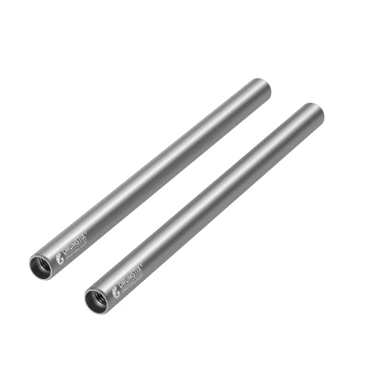 Bright Tangerine Drumstix 15mm 22,8 cm Threaded 15mm Rod - 9" (22,8cm)