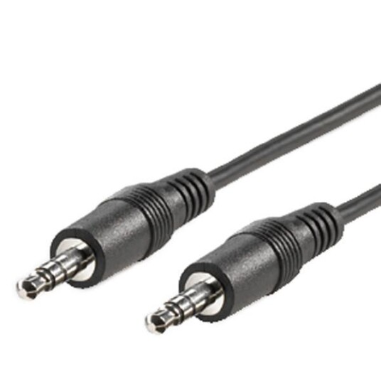 ROLINE 3.5mm Jack Cable. M/M. Black. 5.0m