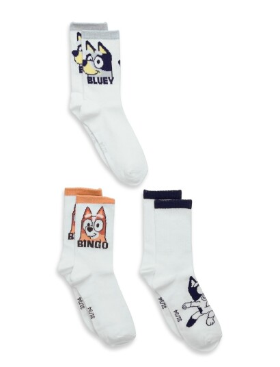Bluey Socks White 23/26 Bluey Socks White 23/26