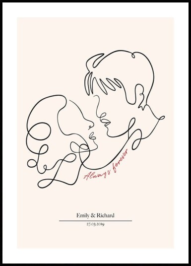 Always Forever Plakat Plakat / 100x150cm