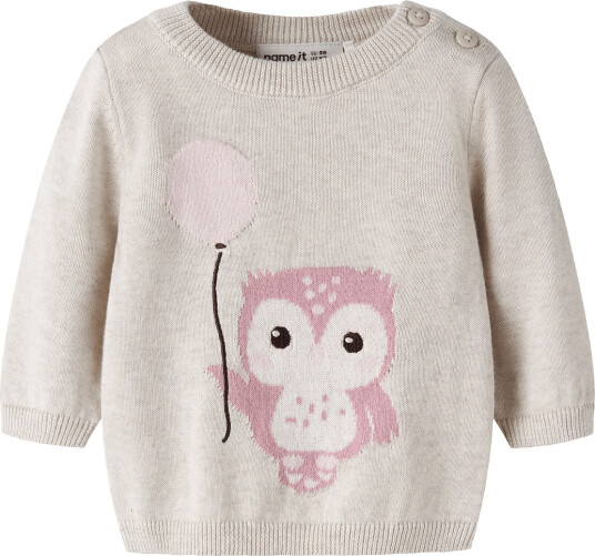 Name It Nbfninette Ls Knit Beige 86