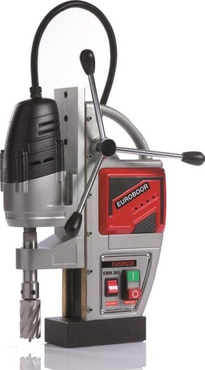 Euroboor Magnetbormaskin Ebm.360 Med Batteri Og Lader Euroboor Magnetbormaskin Ebm.360 Med Batteri Og Lader
