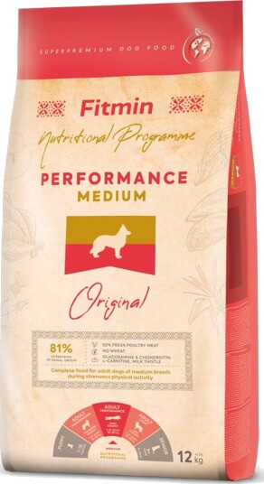 Fitmin Tørrfôr Program Medium Performance 2 X 12 kg