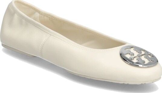 Tory Burch Reva Travel Ballet Cream 39.5 Tory Burch Reva Travel Ballet Cream 39.5