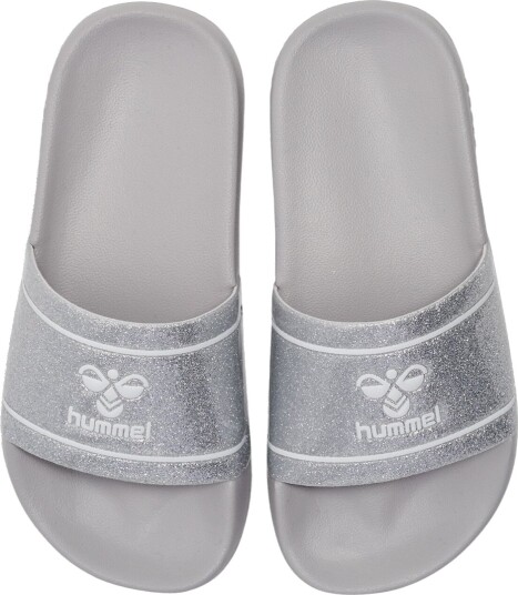 Hummel Pool Slide Glitter Jr Silver 26 Hummel Pool Slide Glitter Jr Silver 26