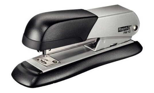 Rapid FM12 - stapler - 25 sheets - metal ABS plastic - silver