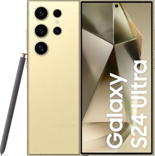 Samsung Galaxy S24 Ultra 12GB 256GB 5G Mobiltelefon i Titan Gul Samsung Galaxy S24 Ultra 12GB 256GB 5G Mobiltelefon i Titan Gul