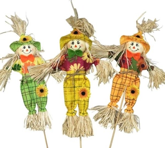 Halloween Fugleskremsler 40 cm 3 stk