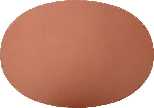 Ørskov Ørskov spisebrikke skinn oval 47x34 cm Cognac Ørskov Ørskov spisebrikke skinn oval 47x34 cm Cognac