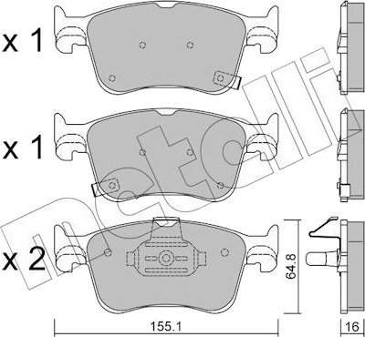 Bremseklosser METELLI 22-1441-0