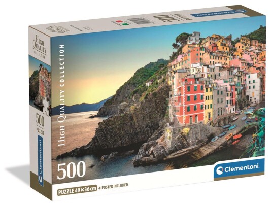 Clementoni Puslespill 500 Brikker Riomaggiore