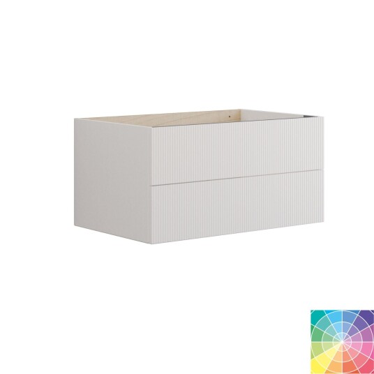 Dansani Calidris Rillet Servantskap 2 Skuff D50cm NCS Farge / 80cm DA-C22-C099
