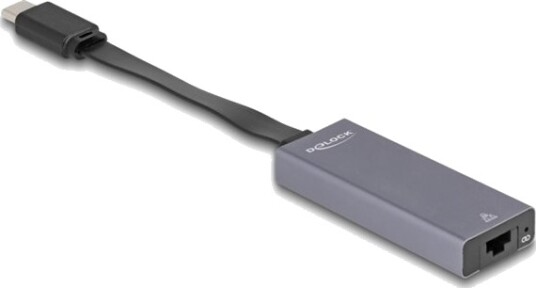 Delock Nettverksadapter Usb-C 3.2 Gen 1 2.5Gbase-T X 1 Antrasitt