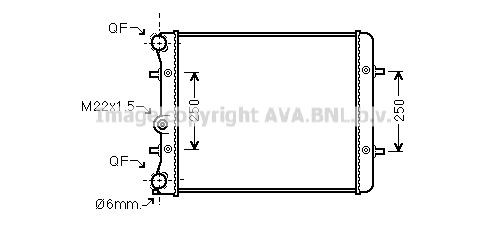 Radiator AVA Clever Choice VN2152 Radiator AVA Clever Choice VN2152