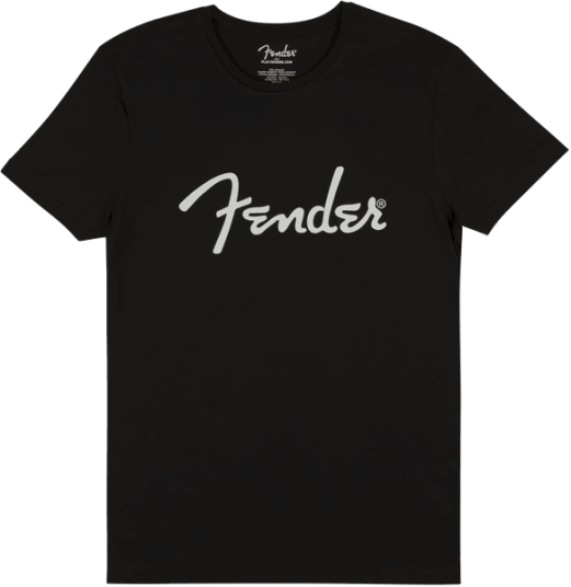 Fender® Spaghetti Logo Men's Tee Svart Small